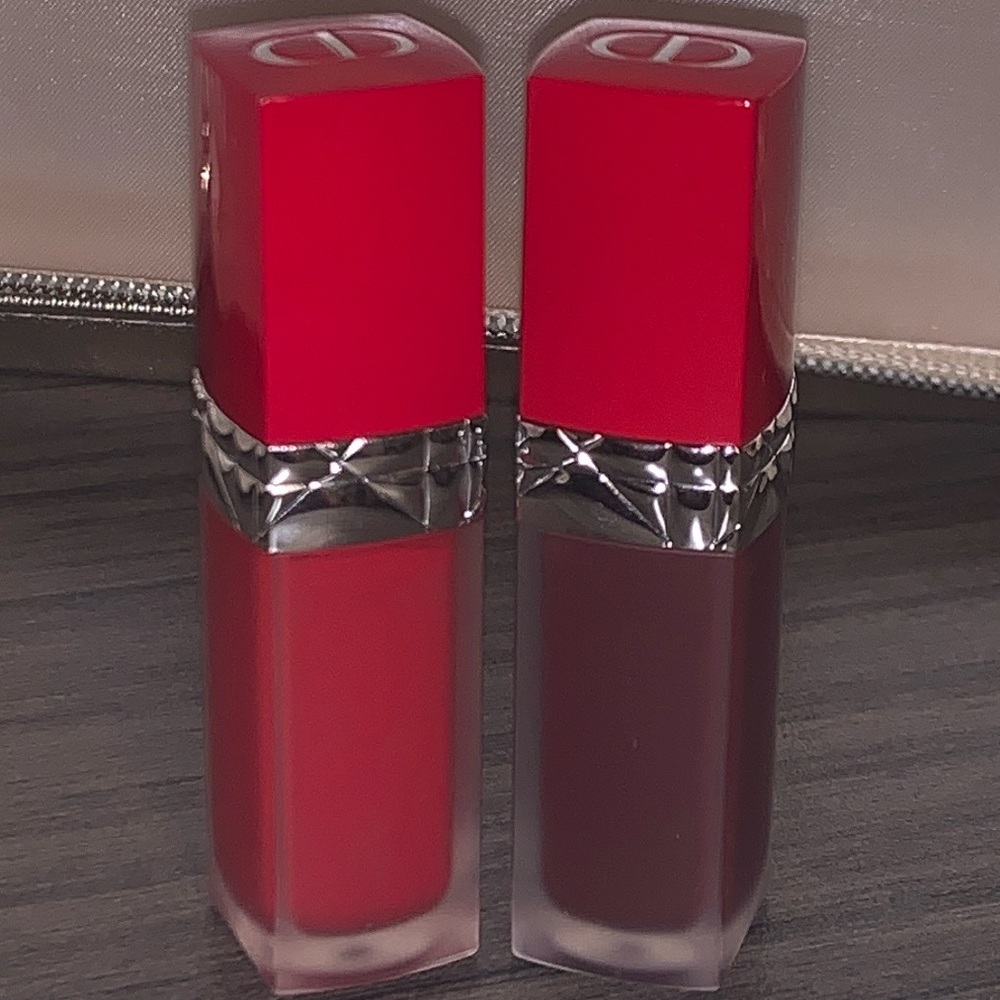 Bundle of 2 Rouge Dior Unboxed Ultra Care Liquid Lipstick Shade: 846 and 975